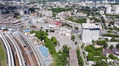 Drone ile çekilen turist videoları için başlangıç çerçeveleri