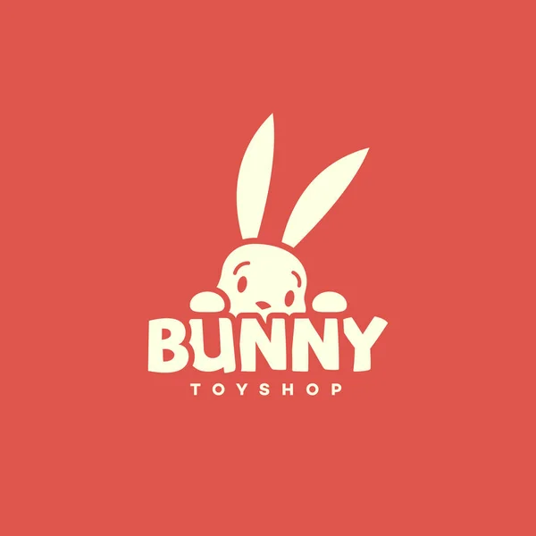 Diseño Plantilla Logo Bunny Ilustración Vectorial — Archivo Imágenes Vectoriales