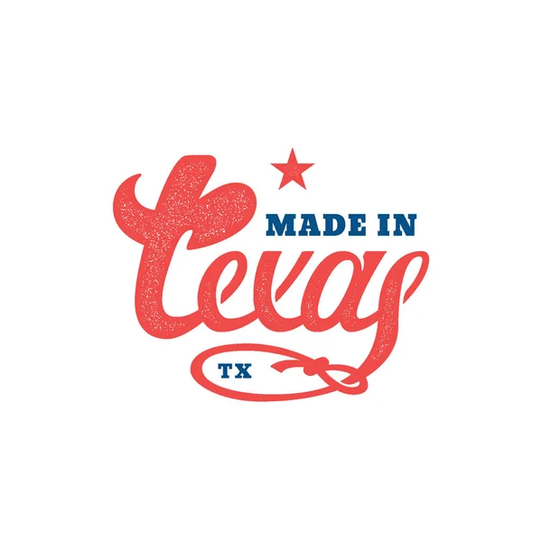 Texas yazı — Stok Vektör