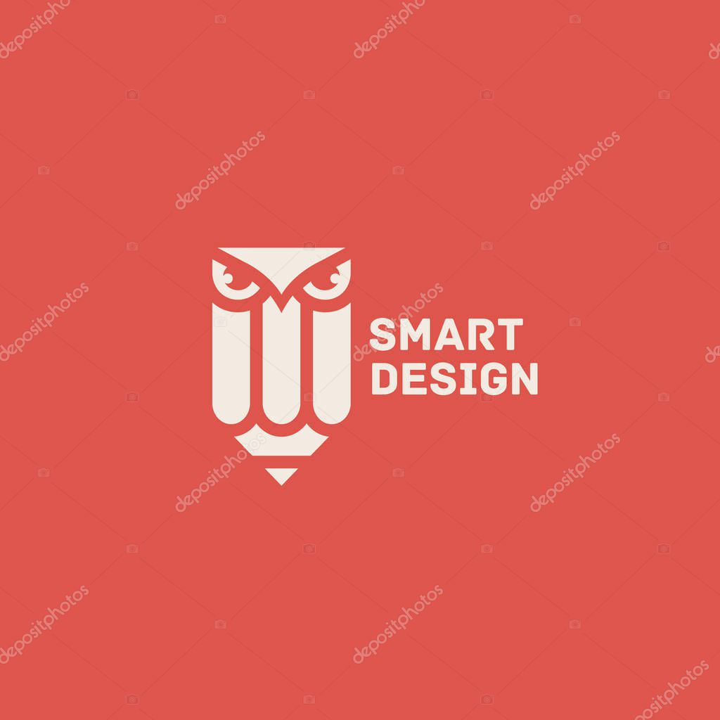 Smart design logo template. Vector illustration.