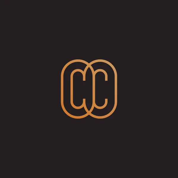 Monogram Cc — Stok Vektör