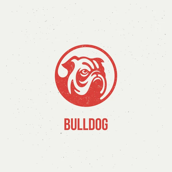 Bulldog logo — Stock Vector