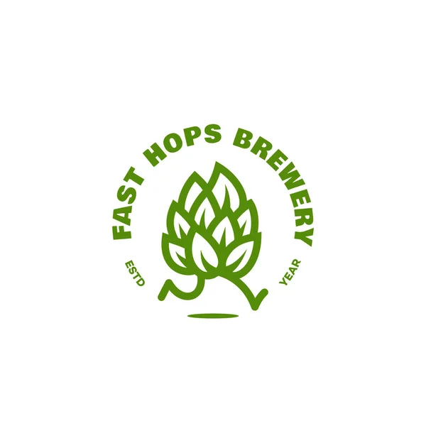 Логотип пивоваренного завода — стоковый вектор
