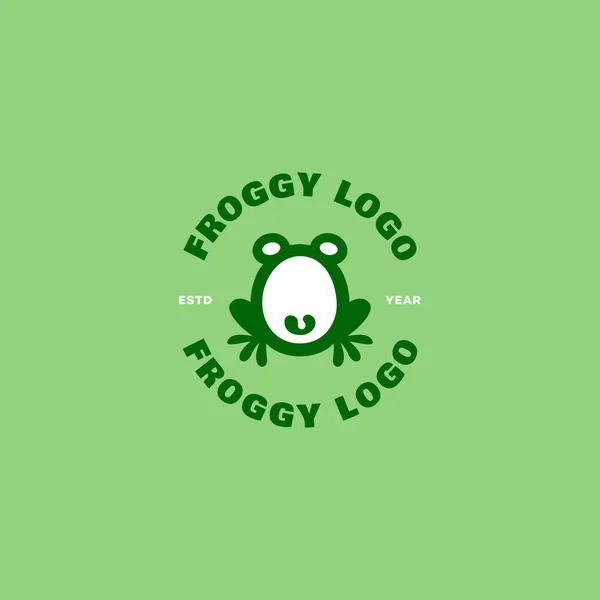 Froggy logo — Stock Vector