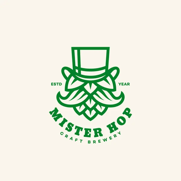 Логотип Mister Hop — стоковый вектор