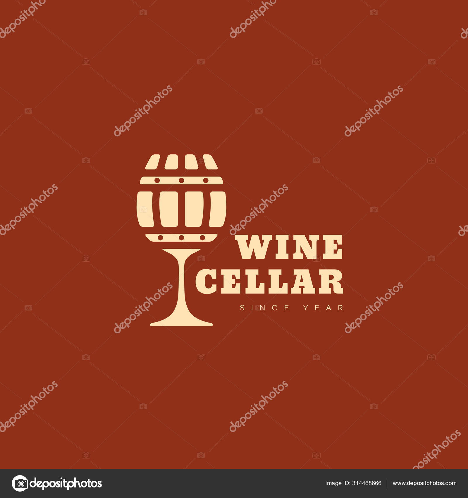 Wine cellar logo Stock Vector Image by ©jazzzzzvector 314468666