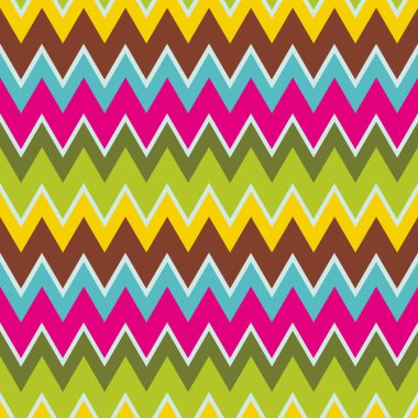 Soyut geometrik seamless modeli. Aztek stil üçgen ve çizgi kabile Navajo desenli. pembe mor yeşil sarı kahverengi bej geometrik baskı, etnik hipster zemin. Vektör çizim