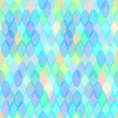 Oval elips ve squama Dekoratif çağdaş öğeler soyut geometrik seamless modeli. pembe mor mavi su leylak geometrik yazdırma, hipster trendy zemin. Vektör çizim