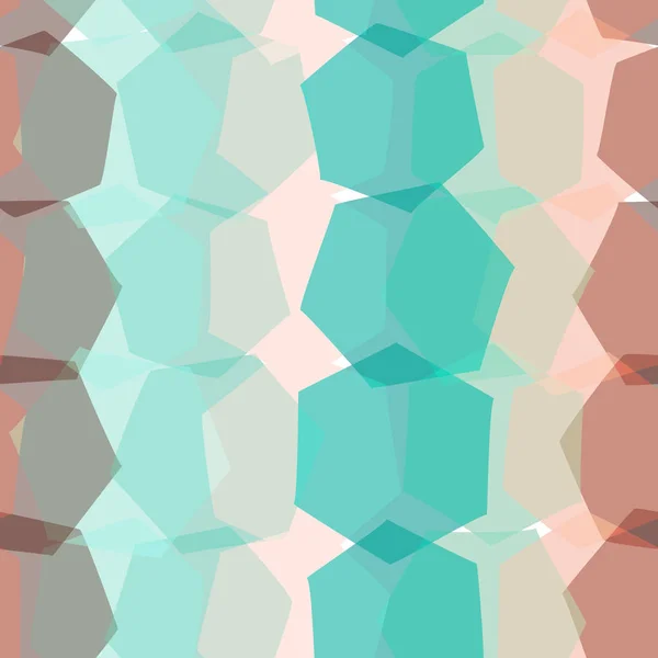 シームレス パターン 茶色オレンジ ピンク ブルー ベージュ プリント地理民族ヒップスター背景モダンなトレンディな幾何学的な抽象的な背景 サイト ブログ ファブリック — ストックベクタ