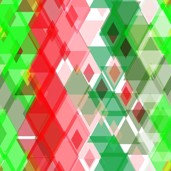 Abstracte Geometrische Naadloze Patroon Met Ruit Briljante Decoratieve Abstracte Eigentijdse — Stockvector