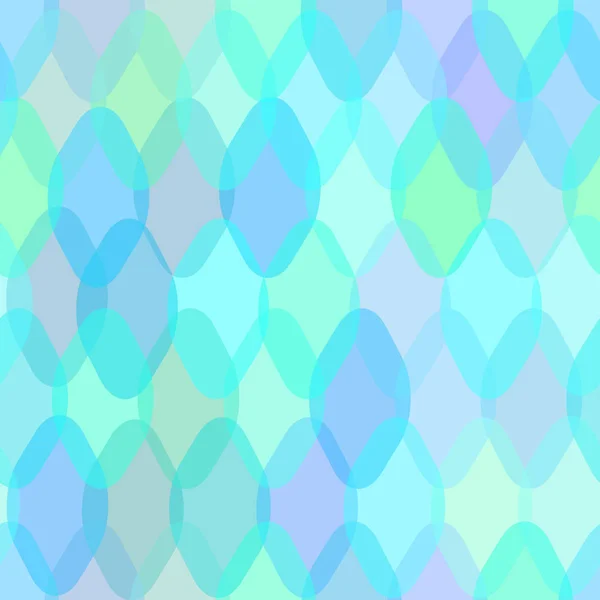 菱形と鱗片の装飾的な現代的な要素を持つ抽象的な幾何学的なシームレス パターン ピンク紫青アクア ライラック幾何学プリント ヒップスター トレンディな背景 ベクトル図 — ストックベクタ