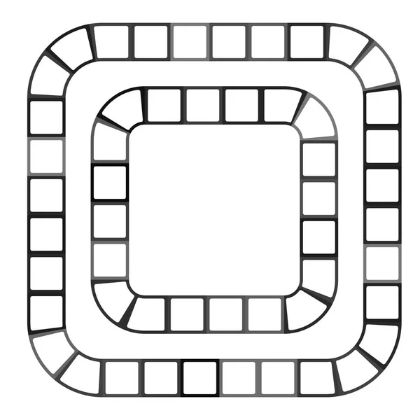 Abstracte Futuristisch Doolhof Patroon Sjabloon Voor Spelletjes Voor Kinderen Witte — Stockvector