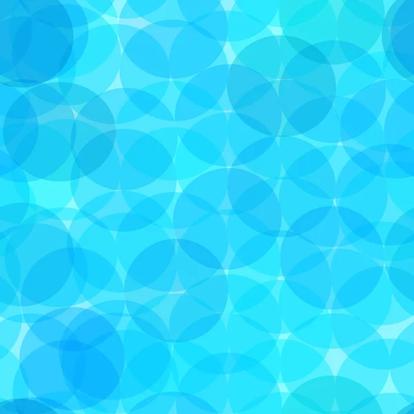 ラウンド モチーフ幾何学水玉のシームレスなパターン背景のヴィンテージ ティール ブルー ターコイズ ブルー装飾織物印刷 Web ページ入力を抽象化します ベクトル図 — ストックベクタ
