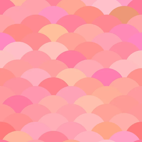 无缝图案鳞片 波抽象简单自然背景与日本紫色丁香粉红色圆圈图案 可用于面料 向量例证 — 图库矢量图片