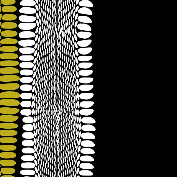 Peau de dragon serpent écailles texture. motif or jaune noir fond blanc. ornement simple, peut être utilisé pour le modèle de bannière de carte. Vecteur — Image vectorielle