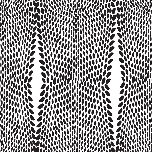 Yılan derisi dokuyu ölçeklendirin. Beyaz arka planda izole edilmiş dikişsiz desen siyah. basit süs, kumaşlar, duvar kağıtları için kullanılabilir. Vektör