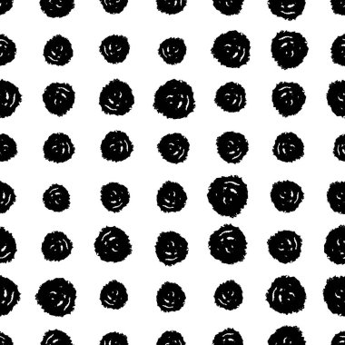 Klasik dikdörtgen desenli, benekli, desenli grunge pastel boya mürekkebi. Beyaz arka planda siyah izole edilmiş. Tebrik kartı tasarımı, hediye paketi, kumaşlar, duvar kağıtları için kullanılabilir. Vektör illüstrasyonu