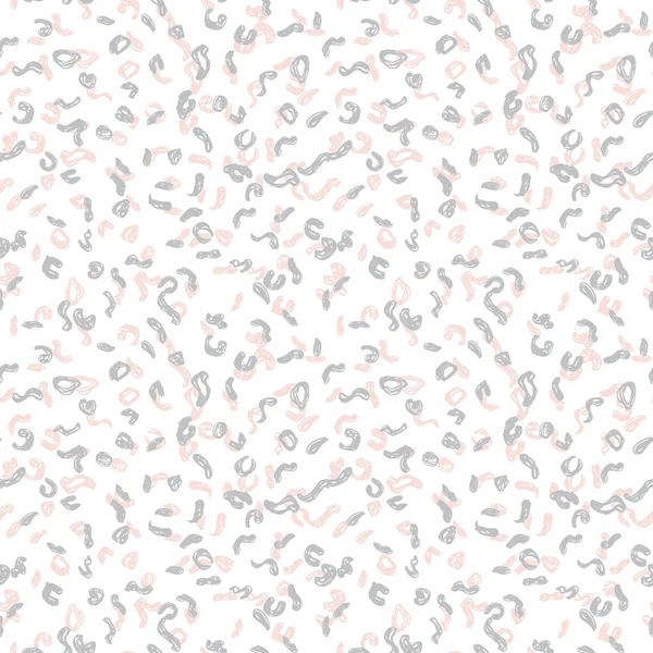 Bezešvé Vzor Růžová Šedá Bílá Leopard Panter Design Abstraktní Jednoduché — Stockový vektor