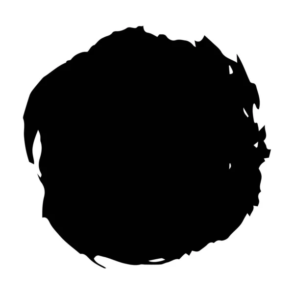 Картонний Банерний Дизайн Фарби Плями Скандинавського Стилю Чорний Ізольований Білому — стоковий вектор