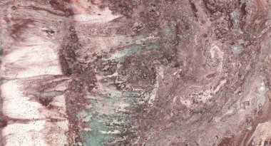 Monotip tekniğinde leylak mor boya, ebru illüstrasyonunuz için soyut doku arkaplanı