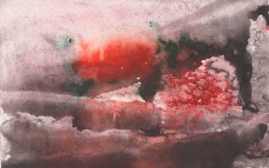 Koyu kahverengi kahverengi sakal yeşil gradyan, mermer suluboya teknikli, soyut desen arkaplan tasarımınız için.