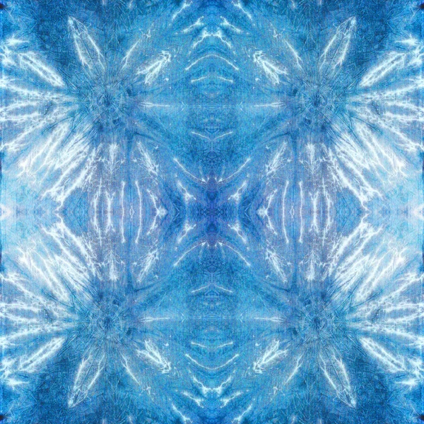 Amarrar Tintura Antigo Resistir Tingimento Técnicas Indigo Azul Têxtil Sem — Fotografia de Stock