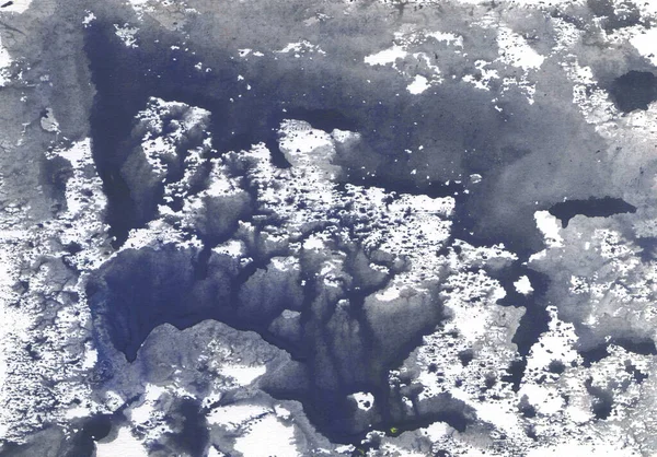 Tek tip teknikte gri mavi beyaz gradyan, mermer suluboya, tasarımın için soyut doku arkaplanı