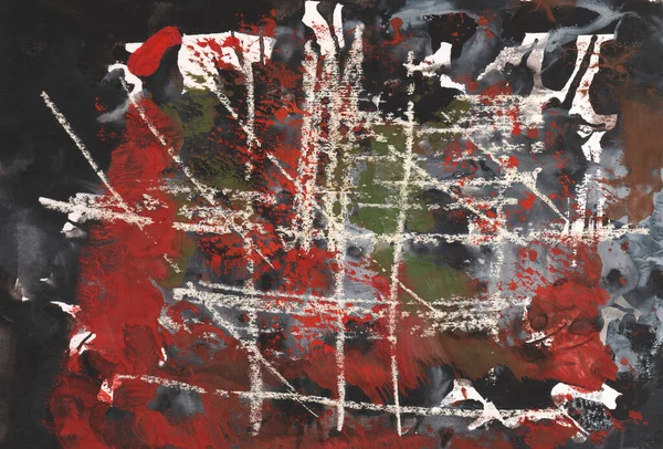 Kabartma oyma çizik dokusu kırmızı beyaz siyah gradyan teknikli suluboya, tasarımın için soyut doku arka planı