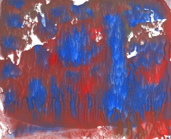 Szary Niebieski Bordowy Czerwony Biały Gradient Marmurkowa Farba Akwarelowa Monotypowej — Zdjęcie stockowe