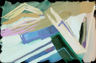 Parlak renkli resim, çağdaş sanat. Gouache akrilik mizaç boyası, soyut doku el çizimi, tasarımınız için gradyan arka plan. Mavi, mor, siyah, beyaz, kahverengi, bej, okher.