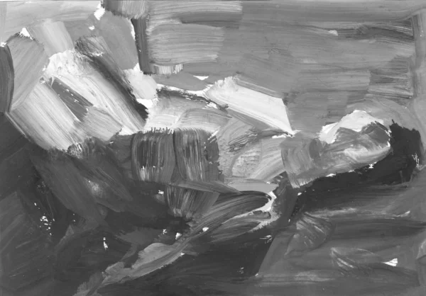 gri siyah ve beyaz gradyan, akrilik boya monotip tekniği, soyut doku tasarımı için arka plan çizimi.