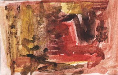 Monotip teknikli bej kahverengi ahtapot boyası, taklit mermer ve granit tasarımınız için soyut doku arkaplanı. Kağıt mermer, su yüzeyinin tasarımı, benzersiz tek tip..