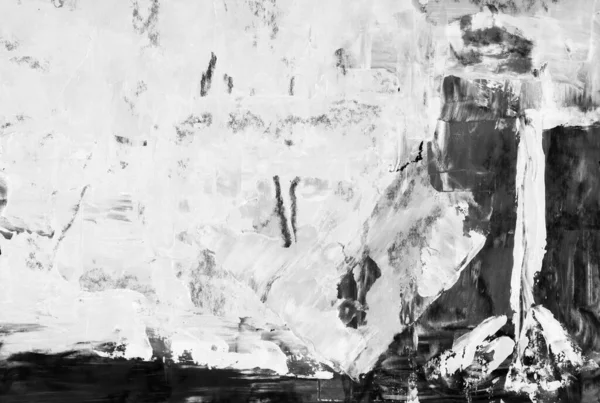 El çizimi Sanat Yazısı Soyut Modern Akrilik Yağlı Boyama. İskandinav tarzı. Soyut Poster, Çağdaş Doku Fırça darbeleri Palet Bıçak Tekniği Siyah Gri Tek Renkli Poster