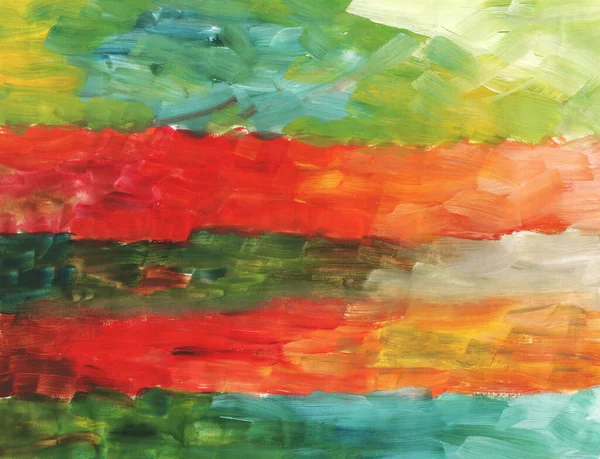 Resim, modern sanat çağdaş. kırmızı mavi, yeşil, bordo, yeşil, bej, gouache akrilik boya monotip tekniği, soyut desen, tasarımınız için arka plan çizimi..