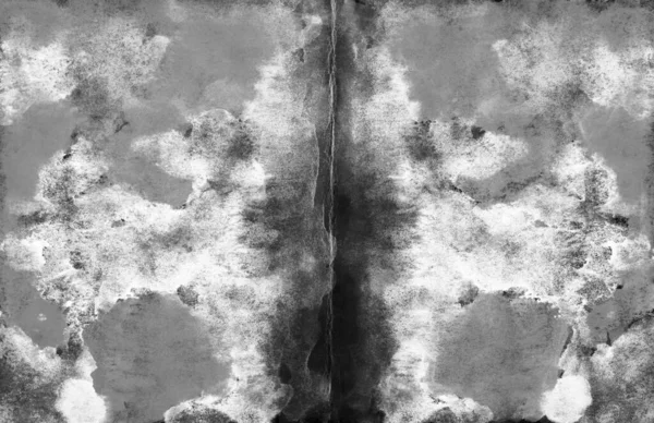 Teste Rorschach Aquarela Monotipo Pintura Simétrica Colorida Abstrata Fundo Textura — Fotografia de Stock