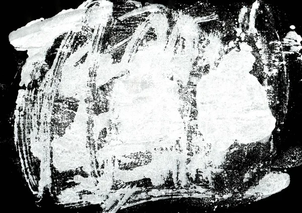 Abstraktní Grunge Rám Černobílé Pozadí Kapky Barvy Skvrny Inkoust Šablony — Stock fotografie