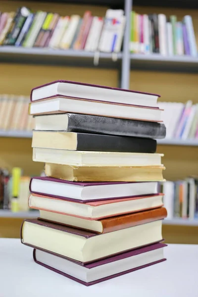 Stack Books Library — Stock Photo, Image