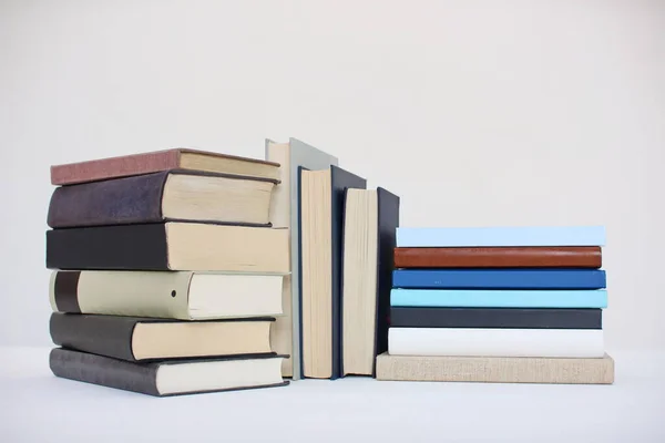 Stack Books White Background — Stock Photo, Image