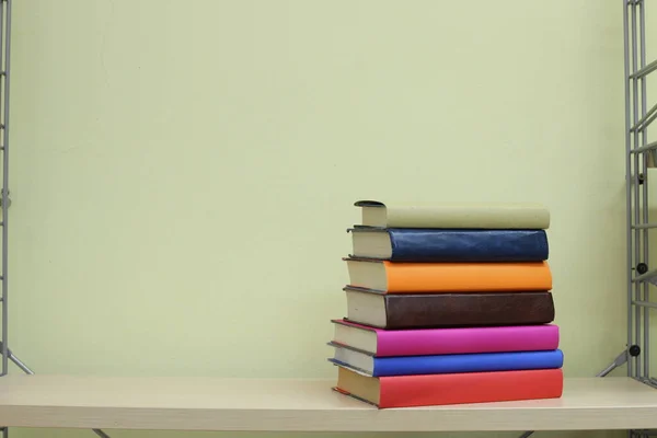 Boeken Plank Bibliotheek — Stockfoto