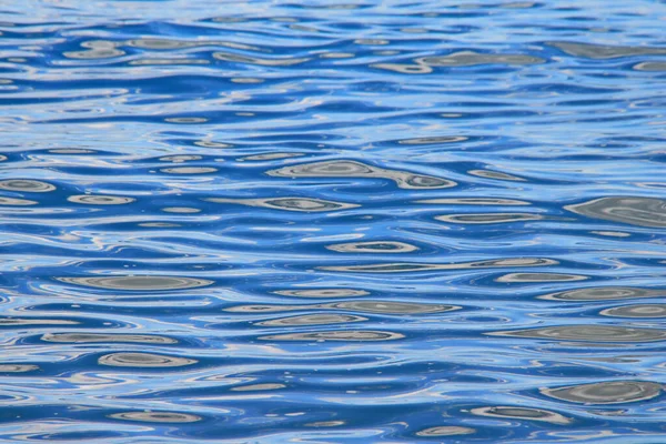 Superficie Del Mare Con Riflesso Del Cielo — Foto Stock