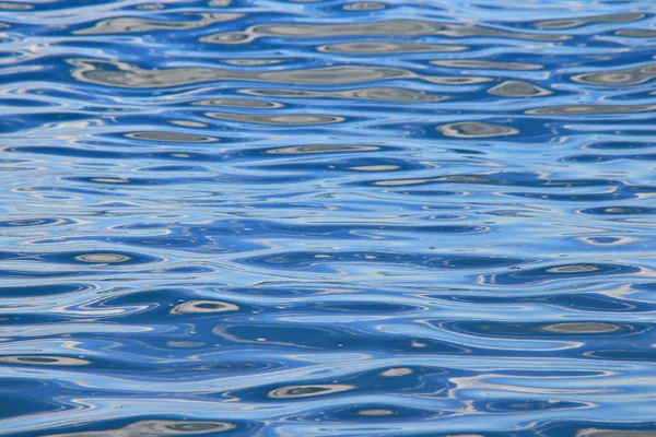 Superfície Mar Com Reflexo Céu — Fotografia de Stock