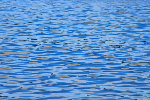 Superfície Mar Com Reflexo Céu — Fotografia de Stock