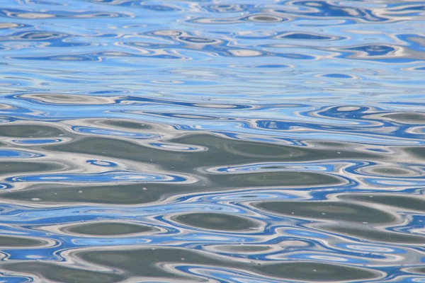 Superficie Del Mar Con Reflejo Del Cielo — Foto de Stock