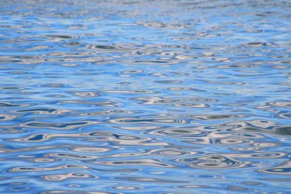 Superfície Mar Com Reflexo Céu — Fotografia de Stock