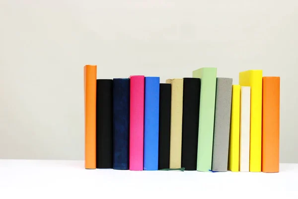 Stack Books White — Stock Photo, Image