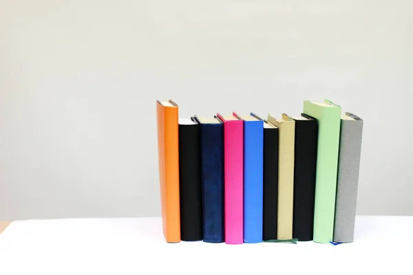 Stack Books White — Stock Photo, Image