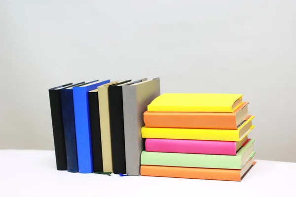 Stack Books White — Stock Photo, Image