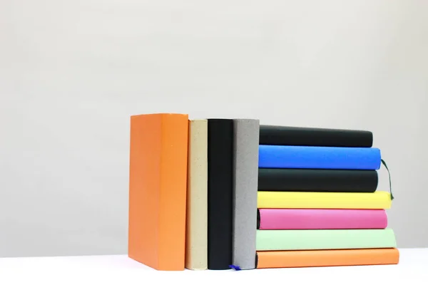 Stack Books White — Stock Photo, Image