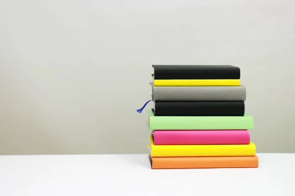 Stack Books White — Stock Photo, Image