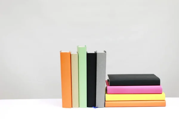 Stack Books White — Stock Photo, Image